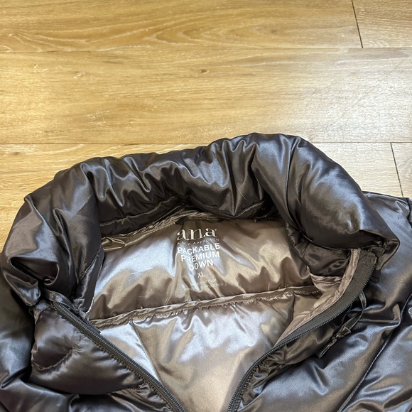 Dark gray puffer jacket Ana Down winter coat women’s XL  #pufferjacket - Picture 8 of 9